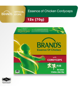 BRAND’S Essence of Chicken with Cordyceps 12's (70 gm)(Improve Qi & Immunity)