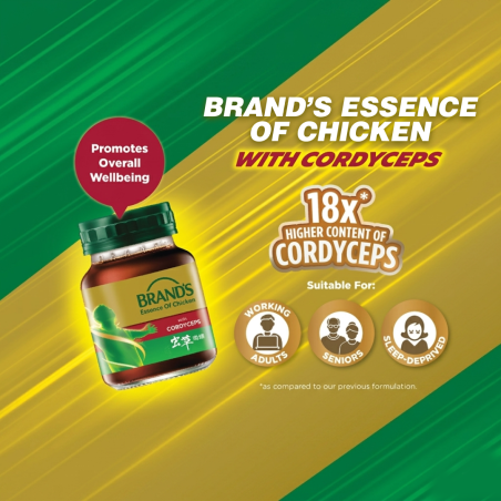 [Promotion 2026] BRAND’S Essence of Chicken Cordyceps 12s (70g)